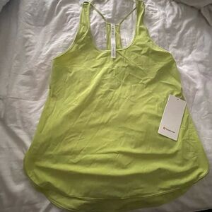 Lululemon coastal tank  Lime Green - Size 6